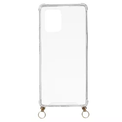 Funda Silicona Colgante Transparente para Samsung Galaxy S10 Lite