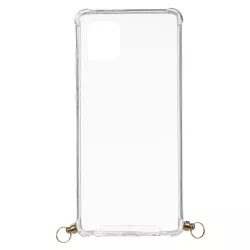 Funda Silicona Colgante Transparente para Samsung Galaxy Note10 Lite