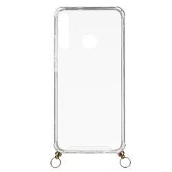 Funda Silicona Colgante Transparente para Huawei P40 Lite E