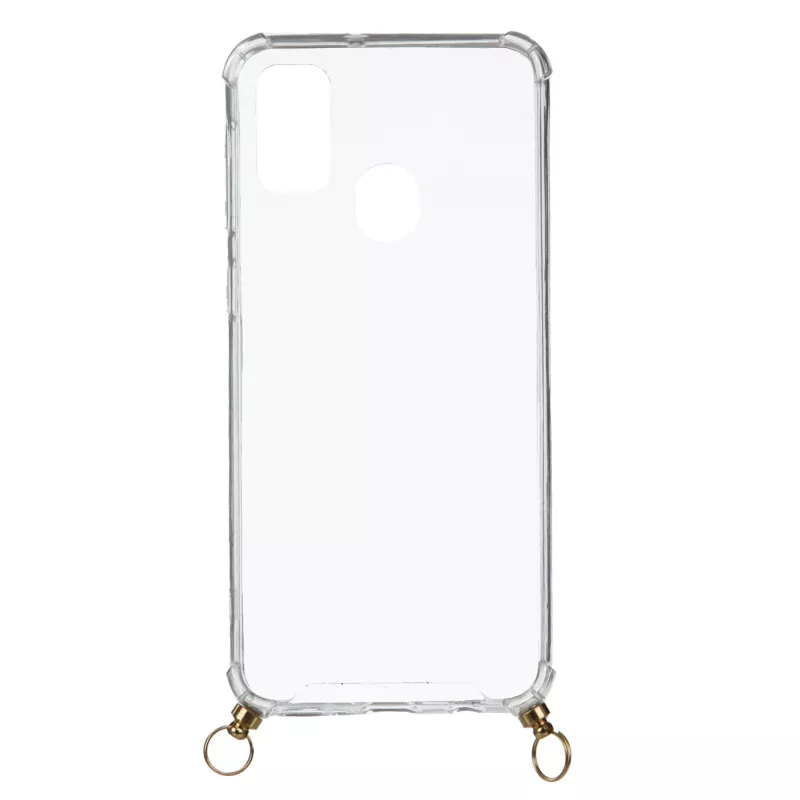 Funda Silicona Colgante Transparente para Samsung Galaxy M21