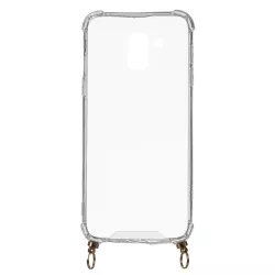 Funda Silicona Colgante Transparente para Samsung Galaxy J6 2018