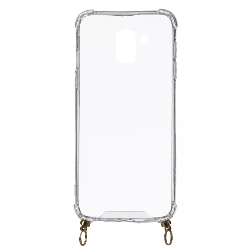 Funda Silicona Colgante Transparente para Samsung Galaxy J6 2018