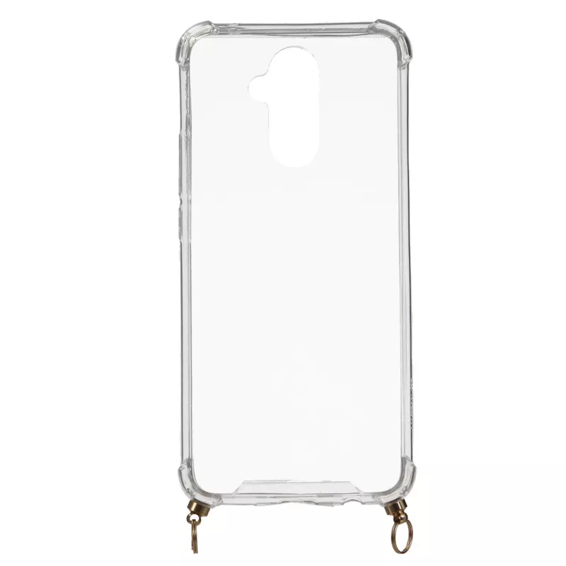 Funda Silicona Colgante Transparente para Huawei Mate 20 Lite