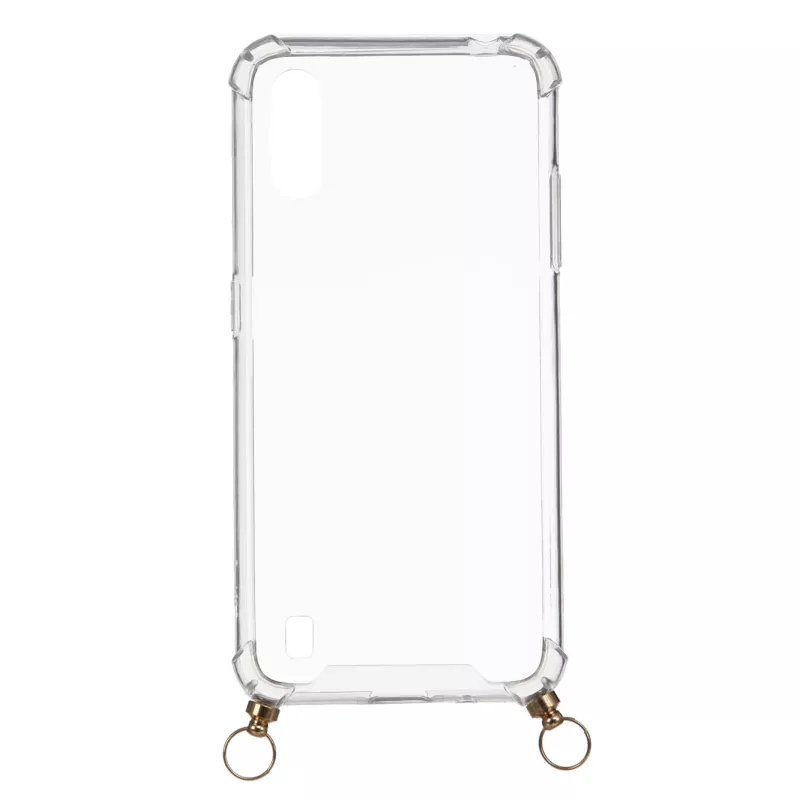 Funda Silicona Colgante Transparente para Samsung Galaxy A01