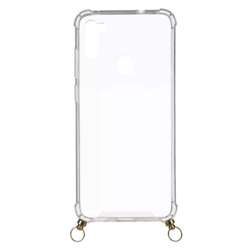 Funda Silicona Colgante Transparente para Samsung Galaxy A11