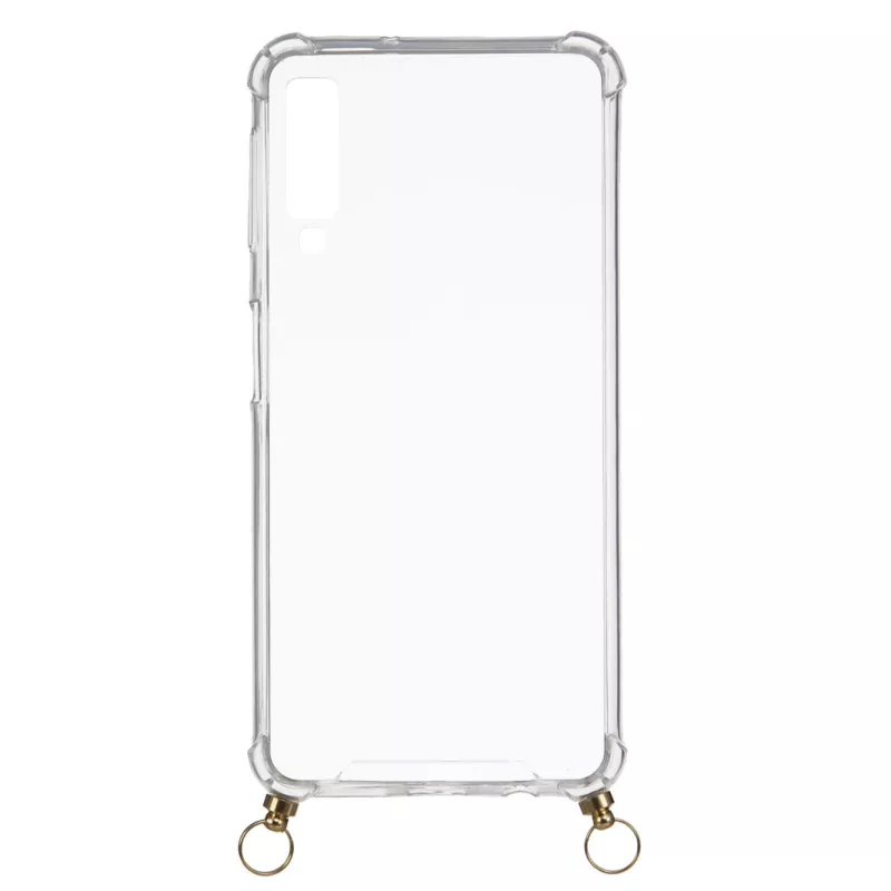 Funda Silicona Colgante Transparente  para Samsung Galaxy A7 2018