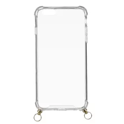 Funda Silicona Colgante Transparente para iPhone 6S Plus