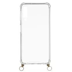 Funda Silicona Colgante Transparente para Samsung Galaxy A7 2018