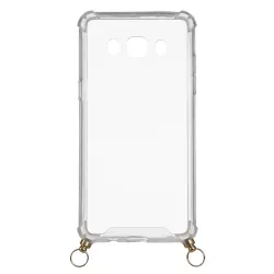 Funda Silicona Colgante Transparente para Samsung Galaxy J5 2016