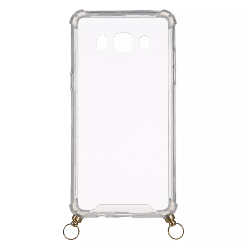 Funda Silicona Colgante Transparente para Samsung Galaxy J5 2016