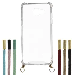 Funda Silicona Colgante Transparente para Samsung Galaxy A5 2016