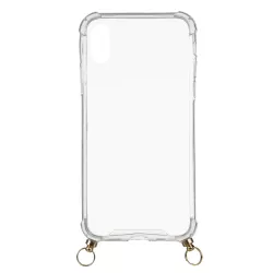 Funda Silicona Colgante Transparente para iPhone X