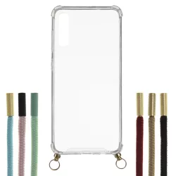 Funda Silicona Colgante Transparente para Samsung Galaxy A50