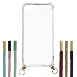 Funda Silicona Colgante Transparente para iPhone 5