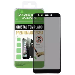 Cristal Templado Completo Antiespía Negro para Xiaomi Mi 6X