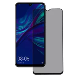 Cristal Templado Completo Antiespía Negro para Huawei P Smart 2019