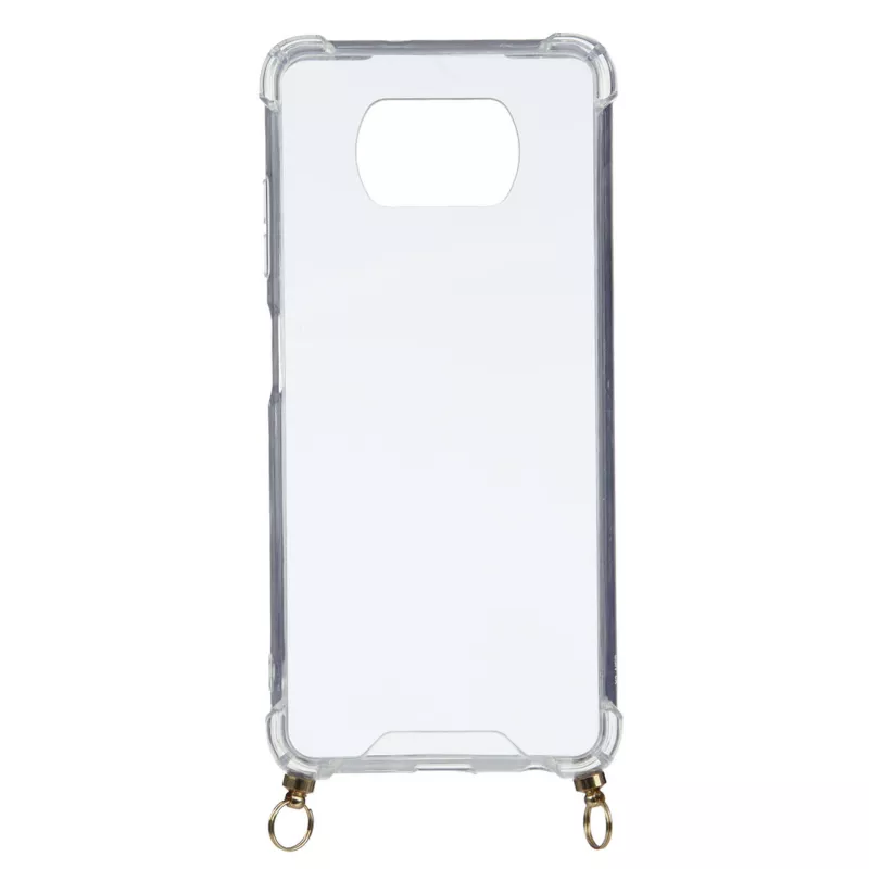 Funda Silicona Colgante Transparente para Xiaomi Poco X3 Pro